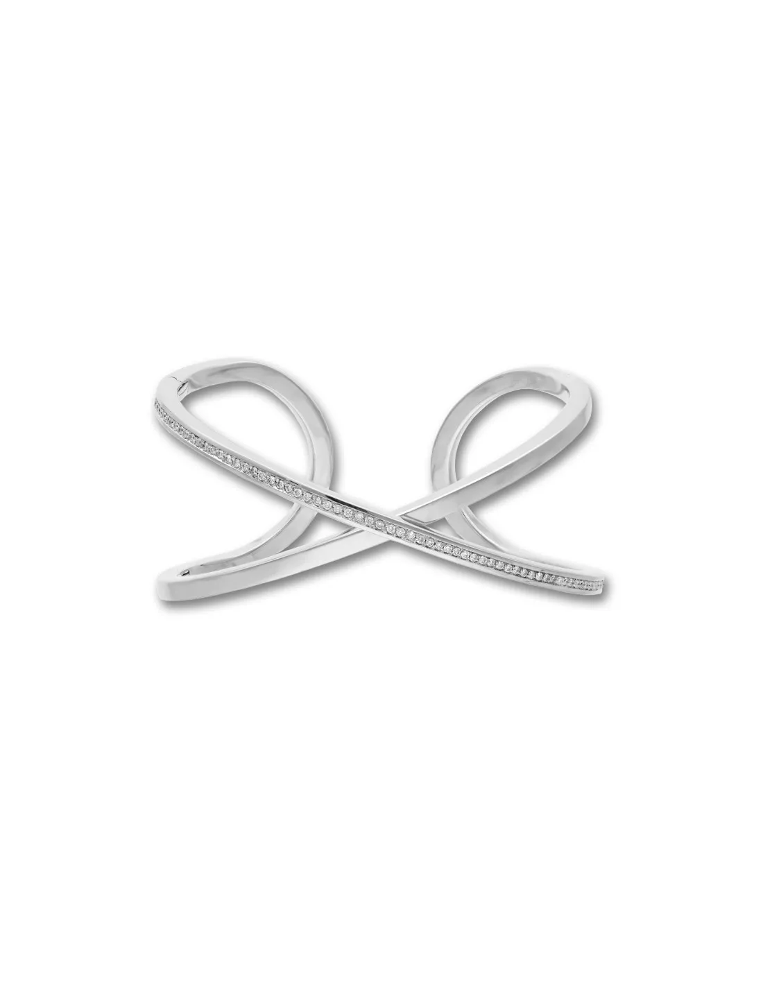 Pulsera Oro Blanco Y Diamantes