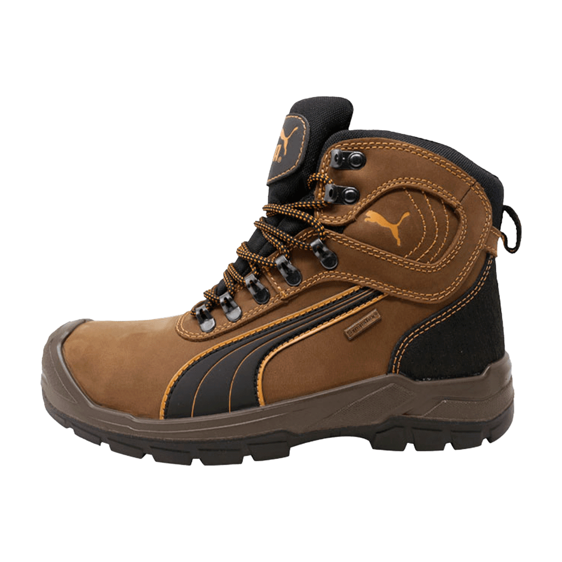PUMA PP6302357.5 TALLA 40 ZAPATO DE CUERO DIELECTRICO PUNTA COMPOSITE CAFE/NEGRO