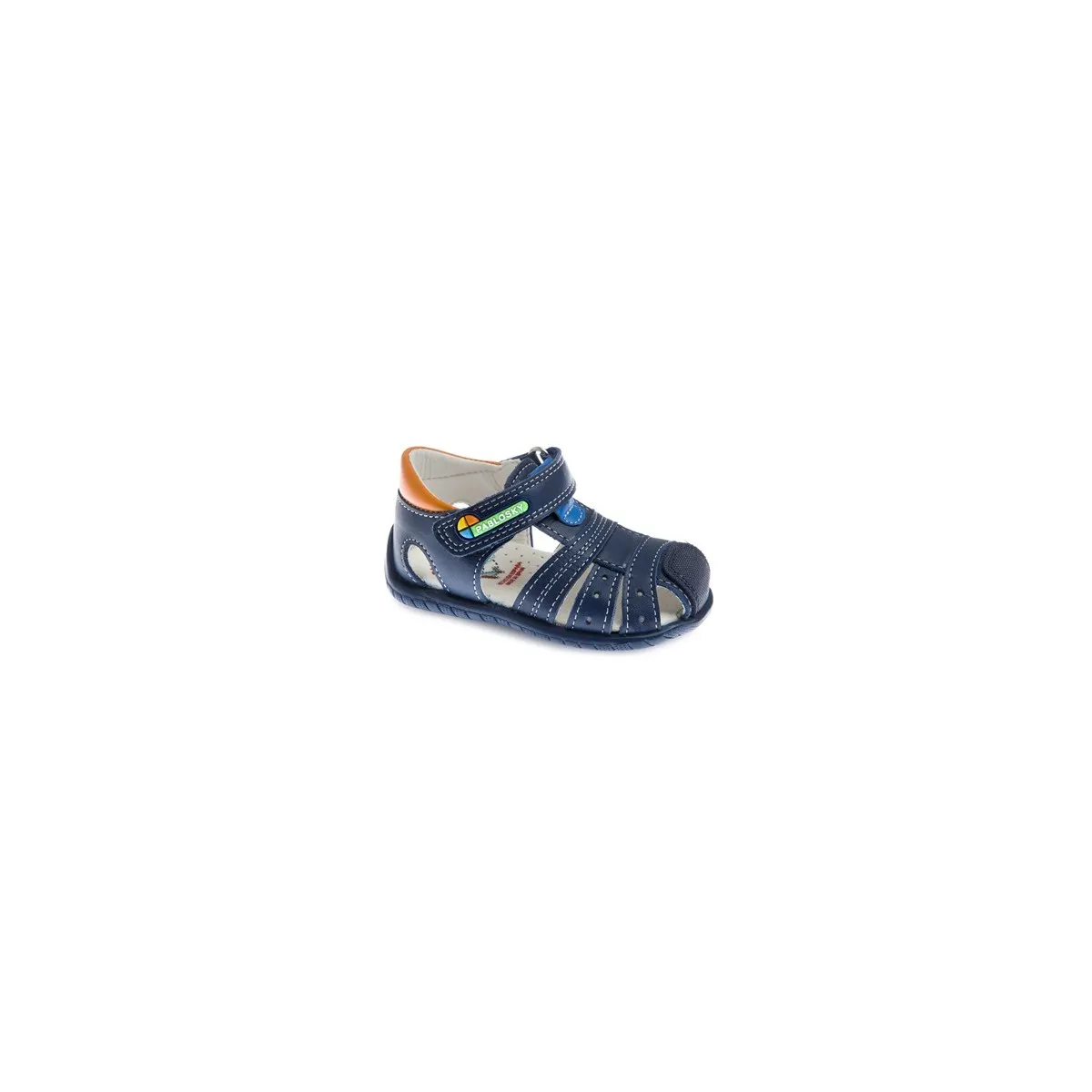 Rebajas Pablosky bebe niño piel, marino talla 18 pa070622