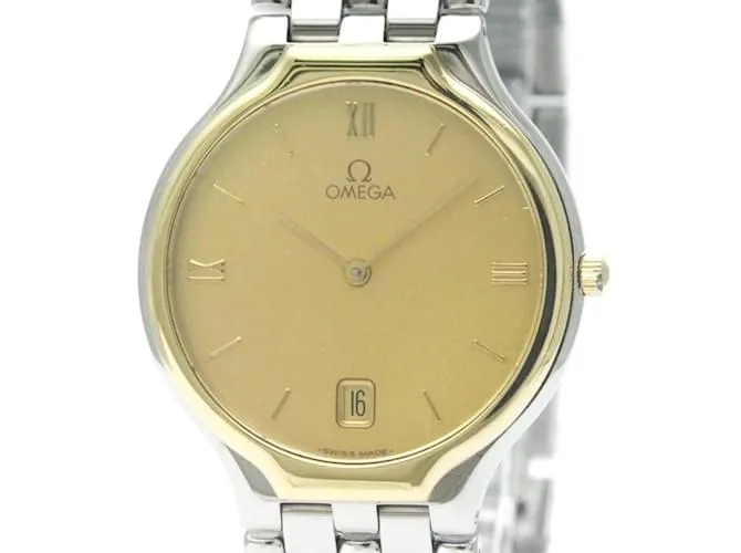 Reloj para hombre Omega De Ville en acero y oro K18 de cuarzo 