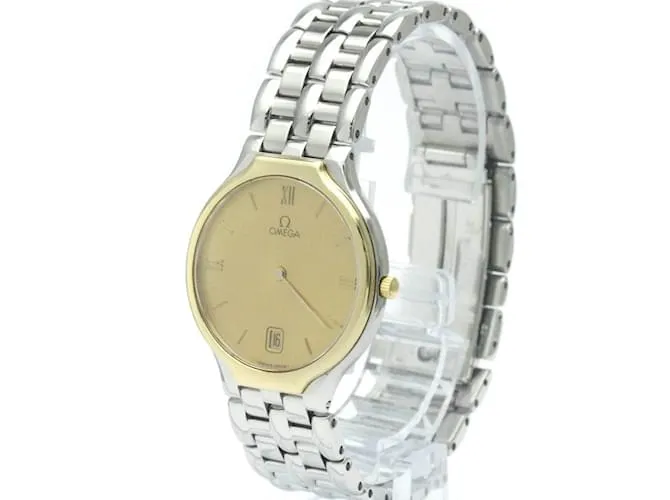 Reloj para hombre Omega De Ville en acero y oro K18 de cuarzo 