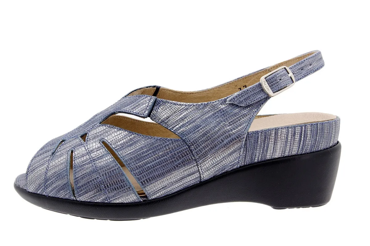 Removable Insole Sandal Snake Blue