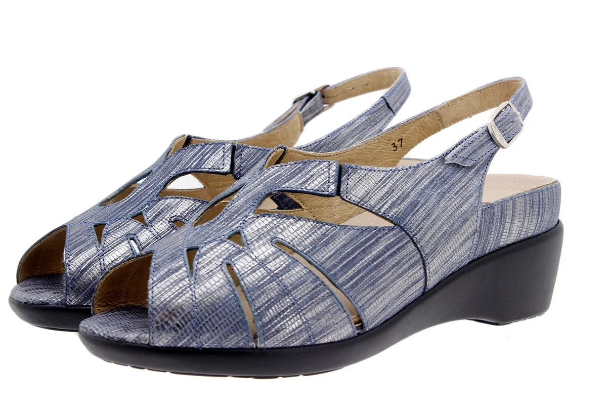 Removable Insole Sandal Snake Blue
