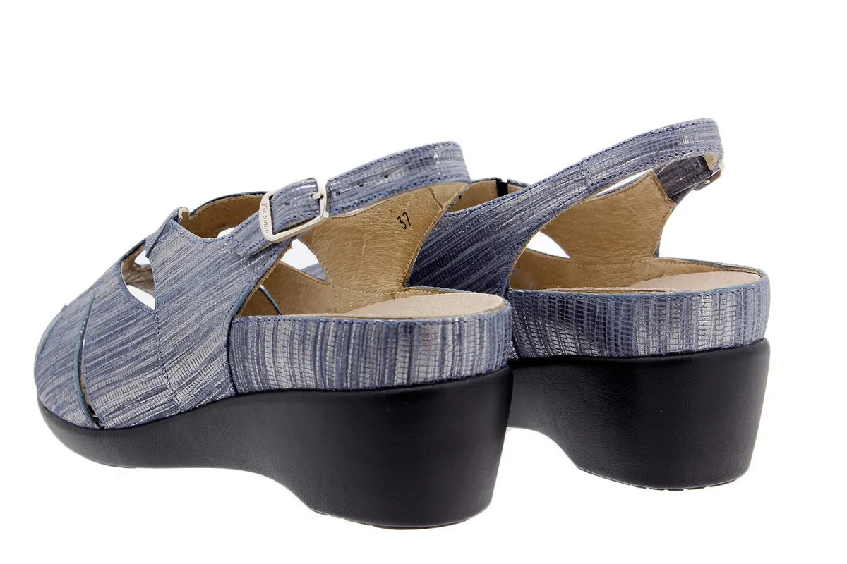 Removable Insole Sandal Snake Blue