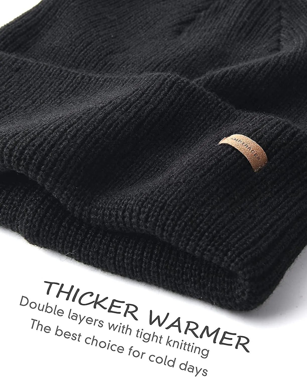 RENACIMIENTO SLOUCHY BEANIE PARA MUJERES Y HOMBRES  GORRO DE INVIERNO DE PUNTO CON PUñO  SOMBRERO DE ESQUí CALIENTE