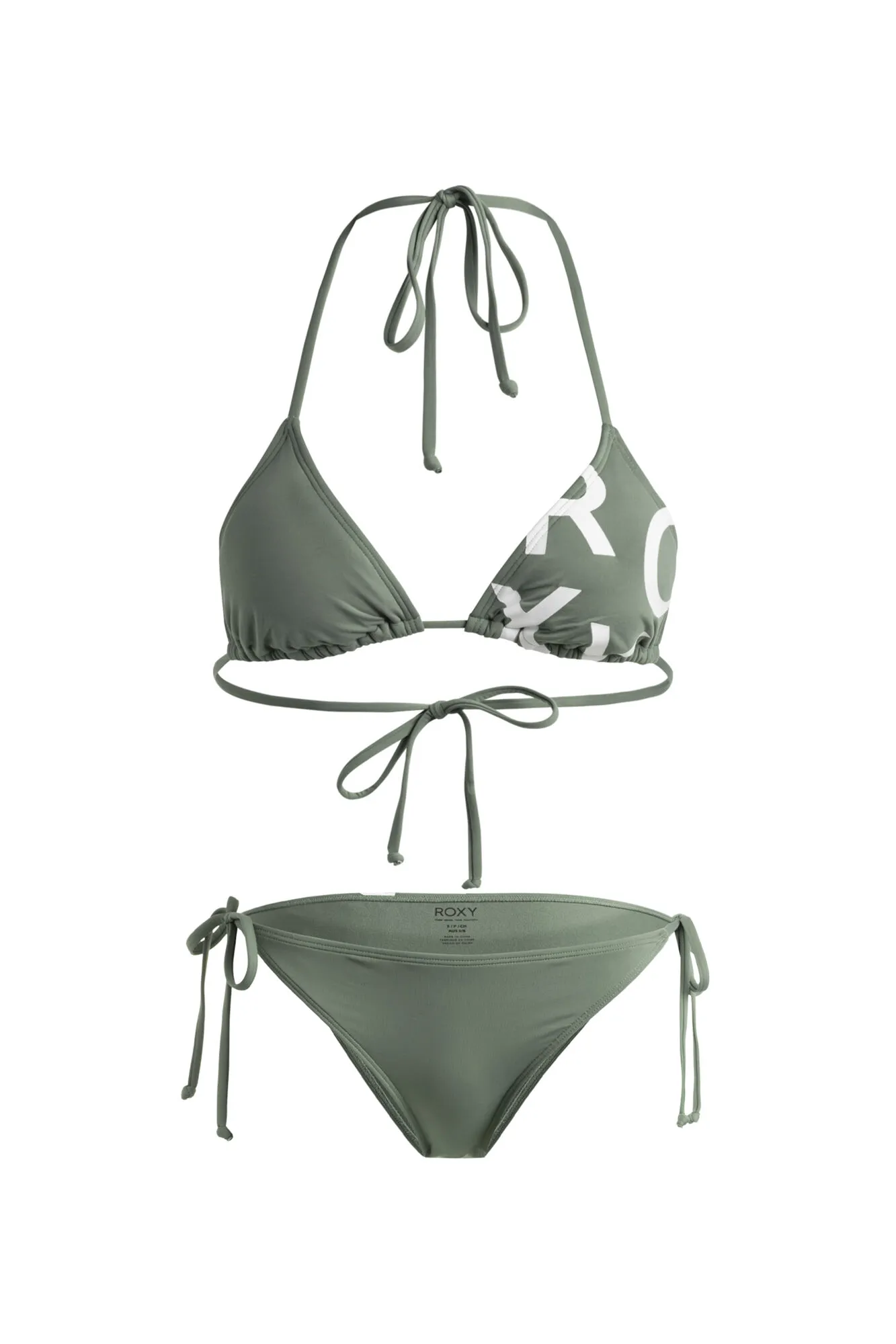 ROXY CONJUNTO DE BIKINI TRIANGULAR PARA MUJER  BEACH CLASSICS TIE SIDE