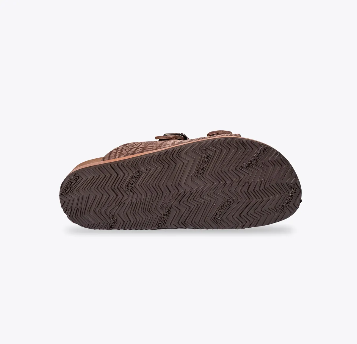 Sandalia cuello de toro hebillas mujer