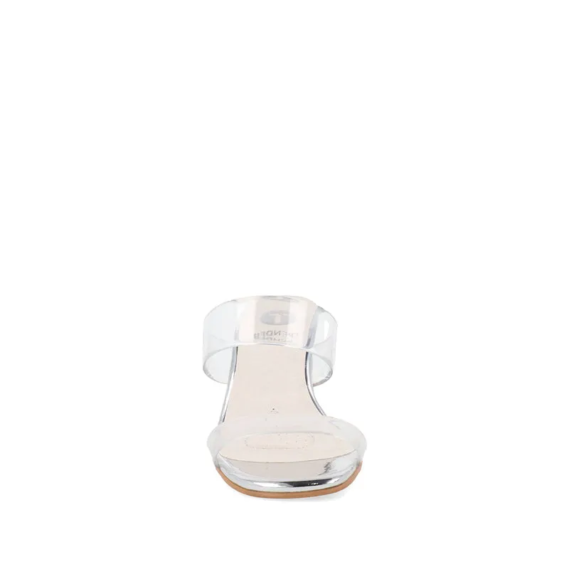 Sandalia de Vestir Trender color Plata para Mujer