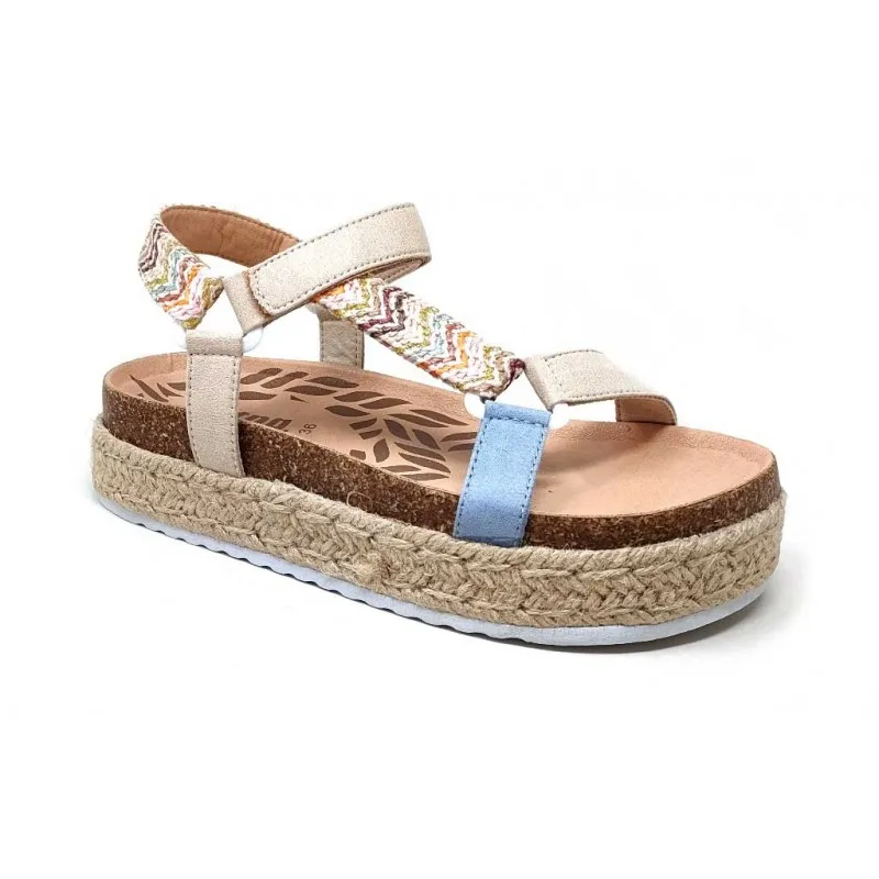 SANDALIA NIÑA BIO MUSTANG 48518 MULTI WHITE