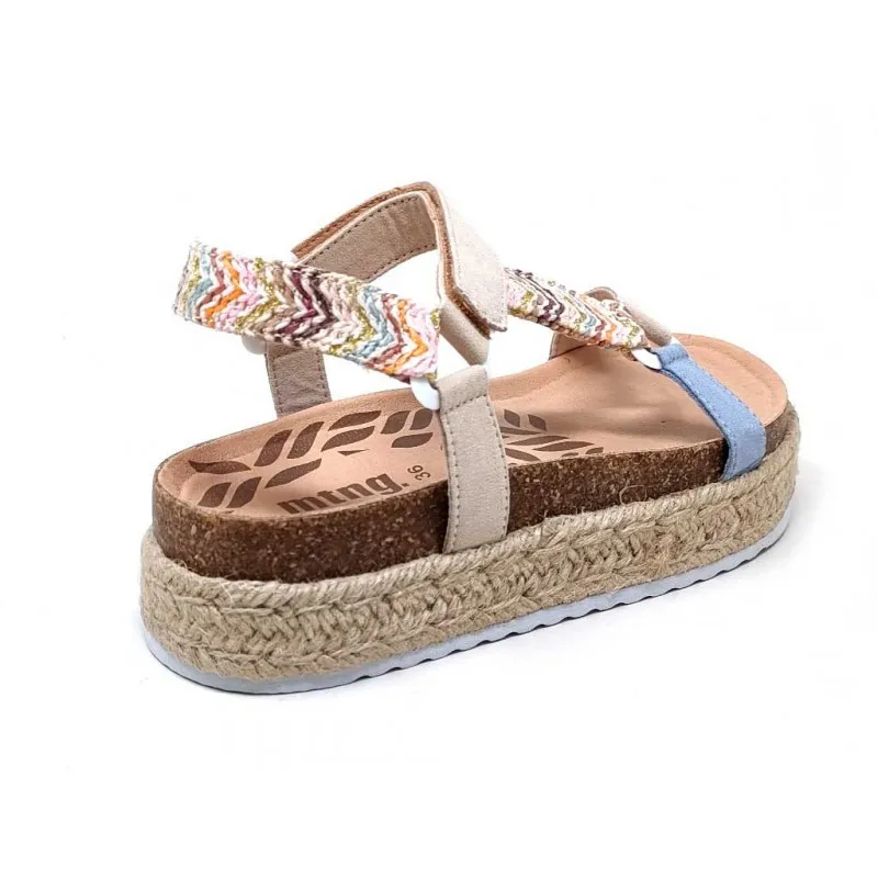 SANDALIA NIÑA BIO MUSTANG 48518 MULTI WHITE