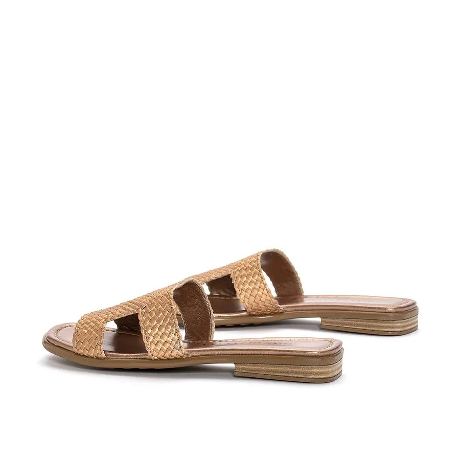 SANDALIA PLANA TINA METAL RAME