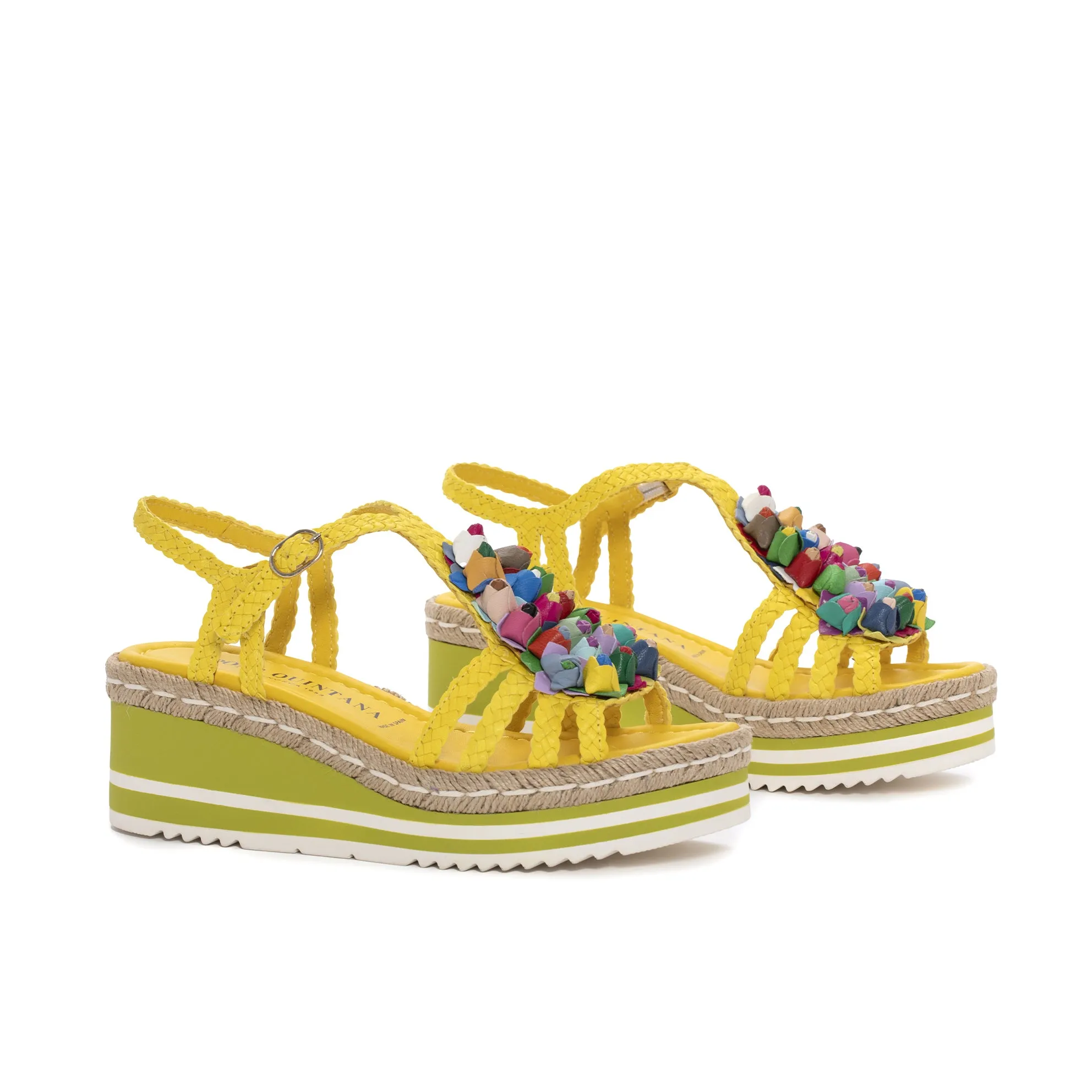 SANDALIA PLATAFORMA PADOVA WET LEMON