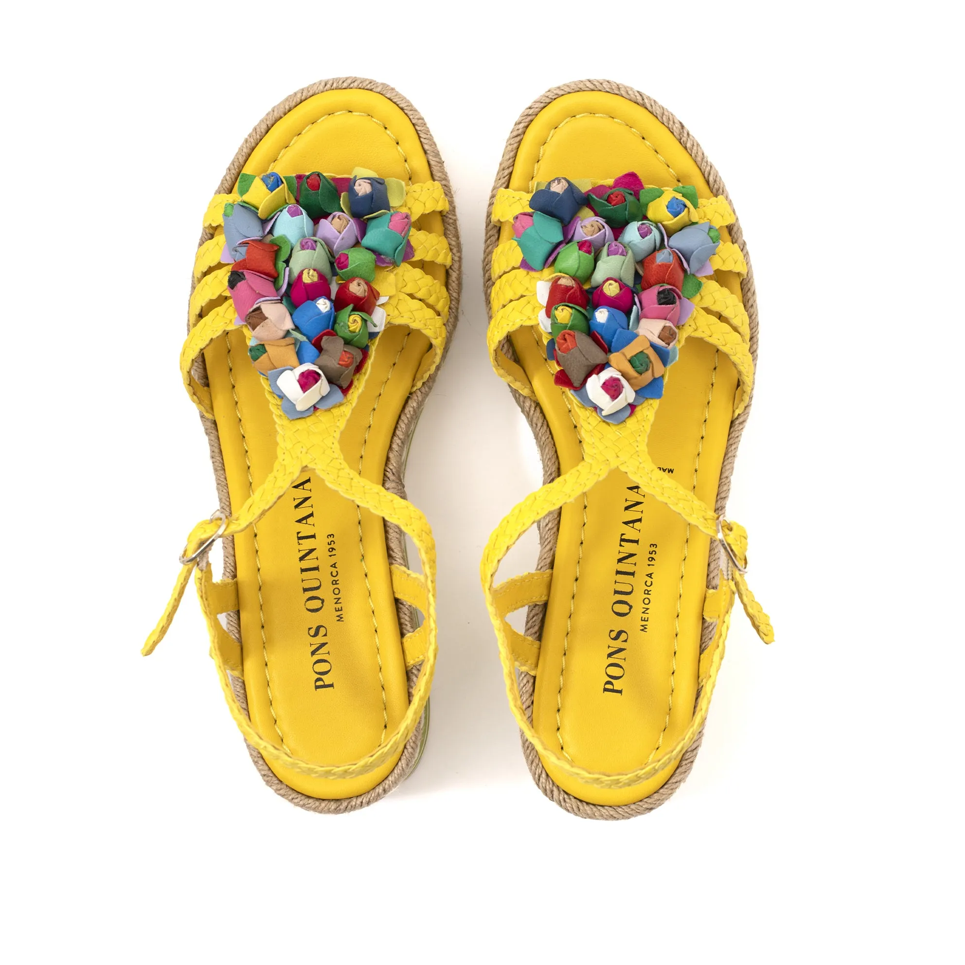SANDALIA PLATAFORMA PADOVA WET LEMON