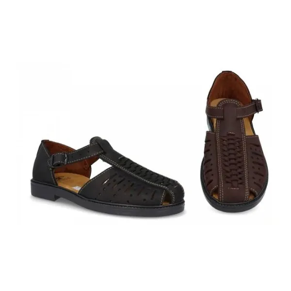 SANDALIAS CANGREJERAS HOMBRE PIEL MOD. FAGUS