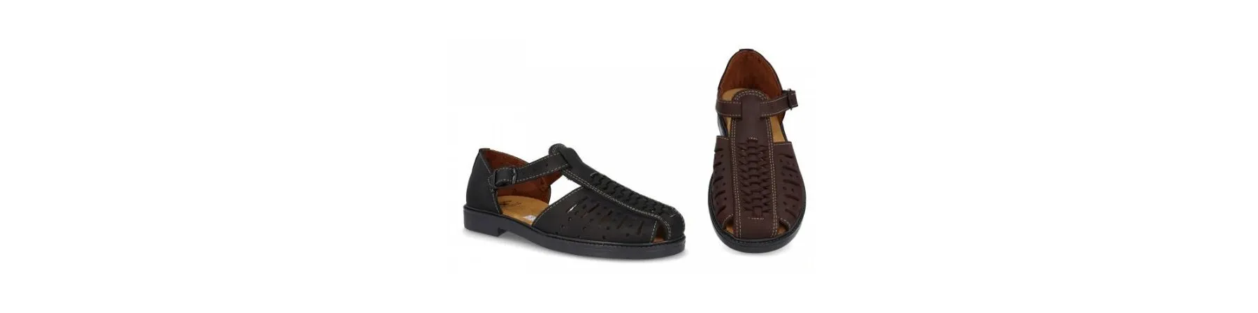 SANDALIAS CANGREJERAS HOMBRE PIEL MOD. FAGUS
