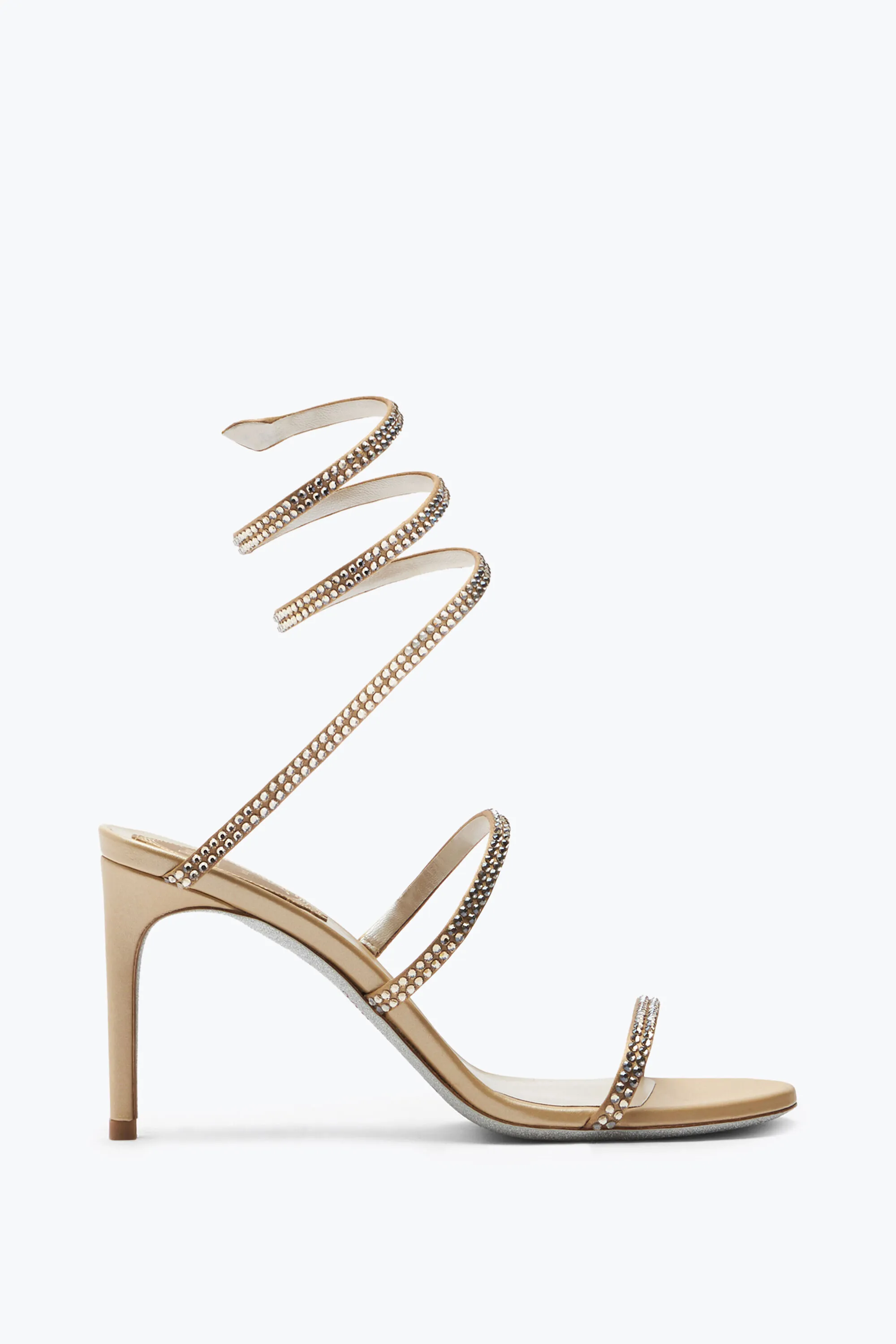 Sandalias Con Joyas Altas Cleo