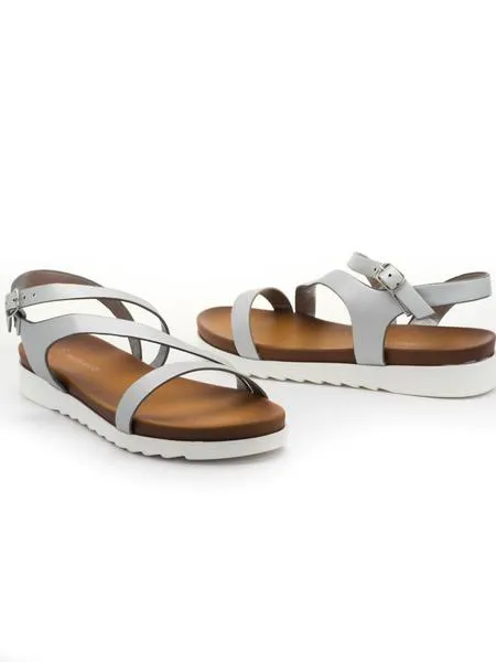 sandalias mariamare 67465 plata para mujer