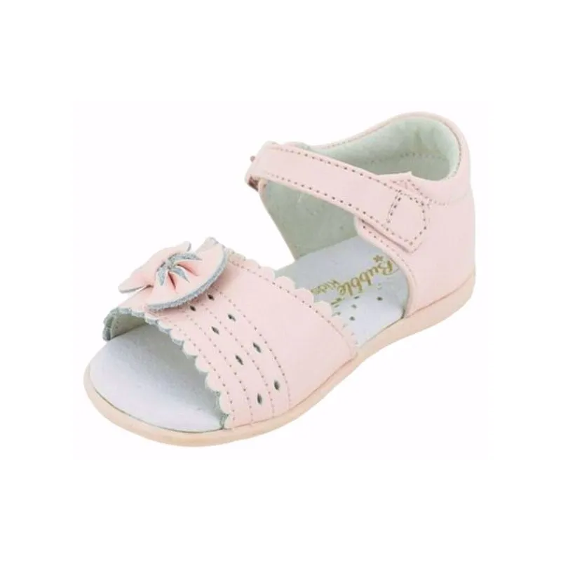 Sandalias para niña de piel reforzada de talon
