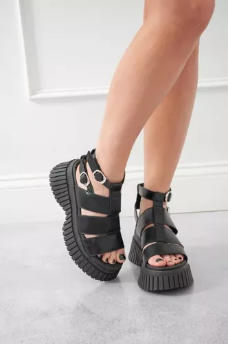 SANDALIAS PLATAFORMA ALTA CóMODA LIVIANA MODA VERANO ART830