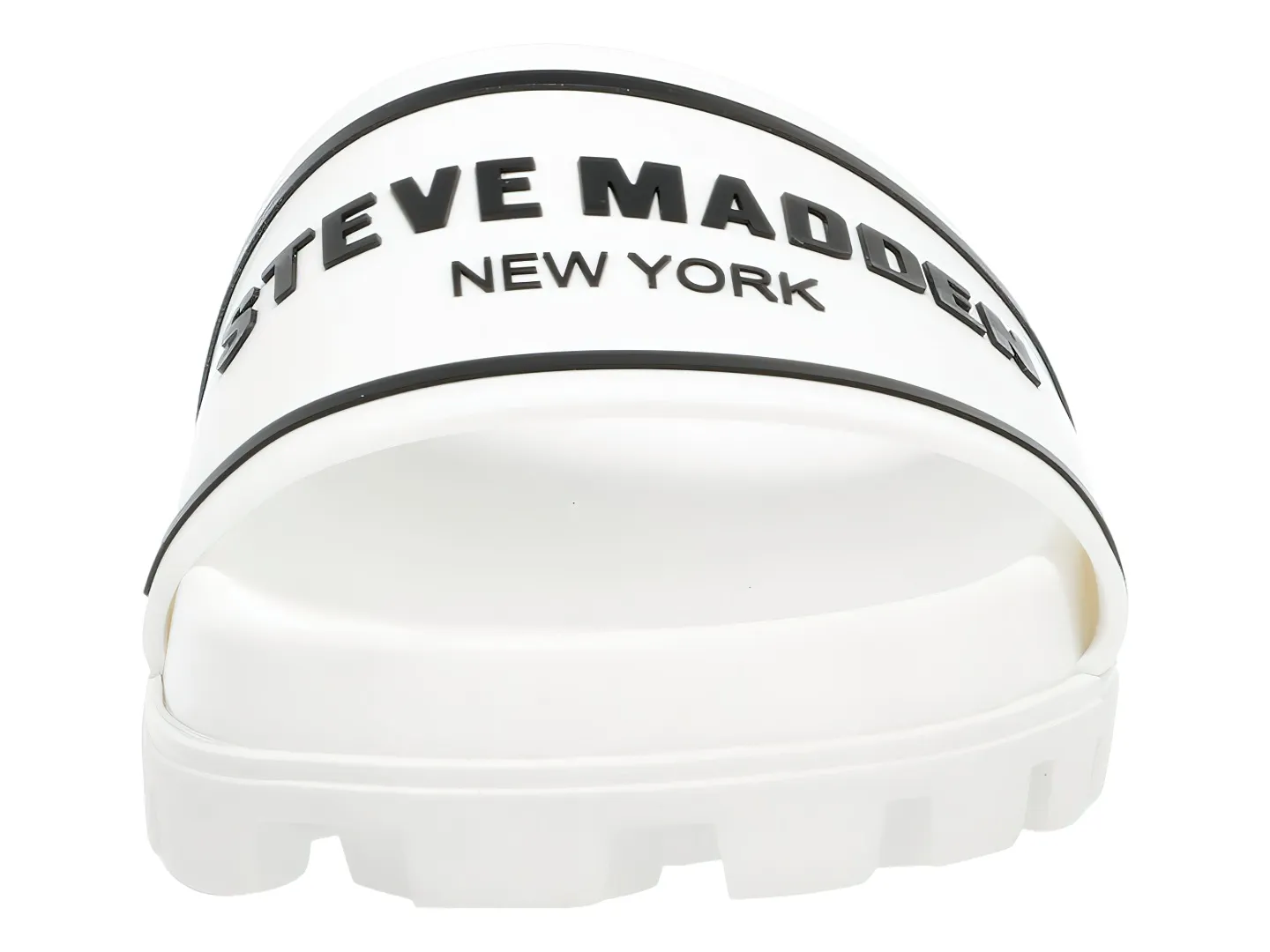 Sandalias Steve Madden Snap Blanco Para Mujer