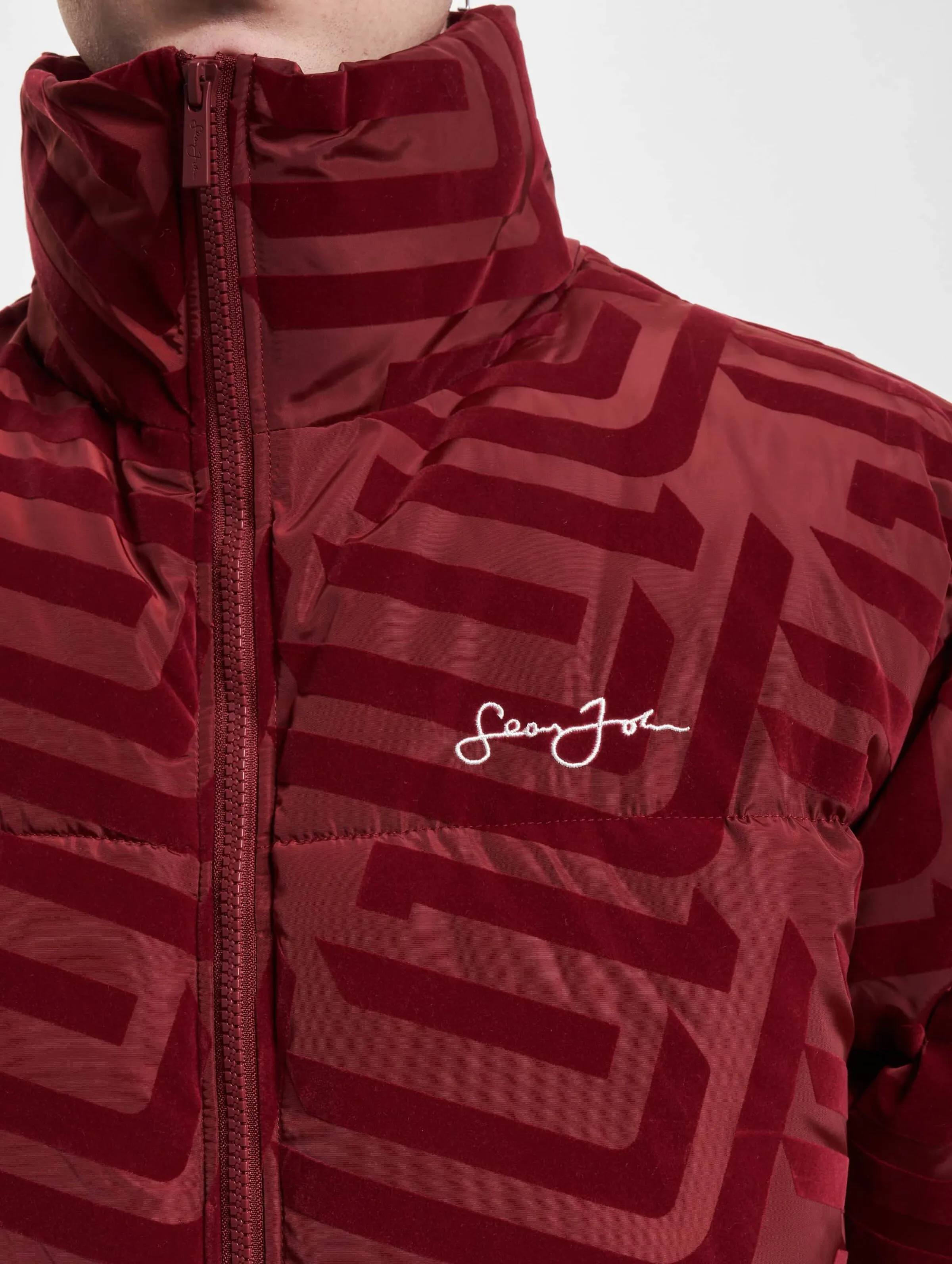 Sean John Script Logo Geometric Aop