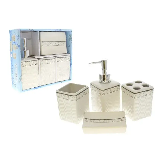 Set de 4 accesorios para baño