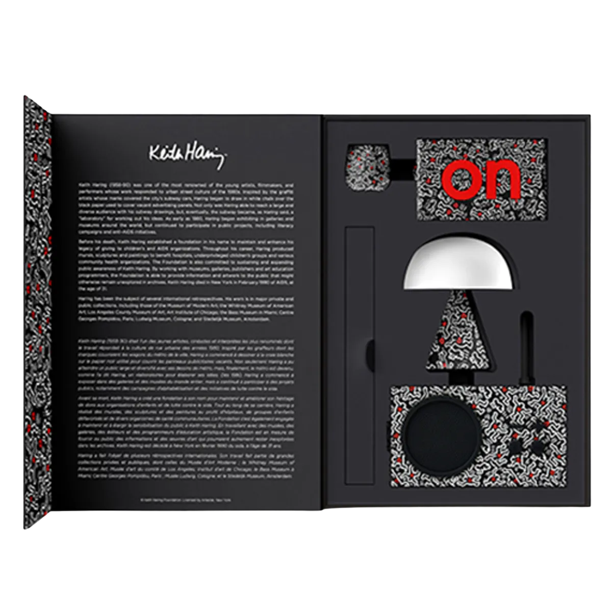 Set Keith Haring Love Black (tykho, Mina M, Mino+, Flip+)
