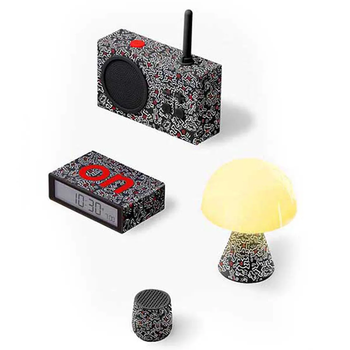 Set Keith Haring Love Black (tykho, Mina M, Mino+, Flip+)