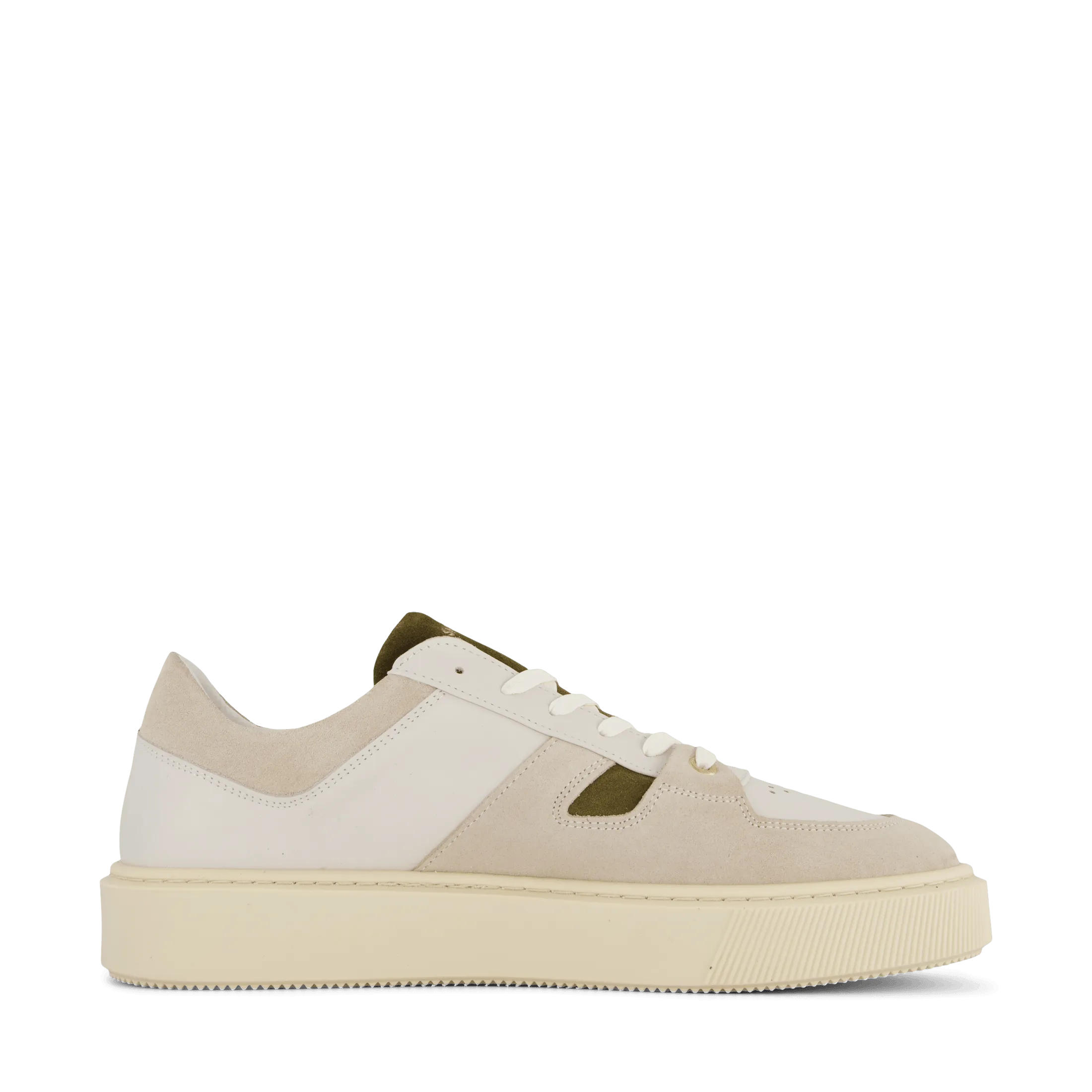 Sneaky Steve zapatos Away U Leather Shoe Creme Combo