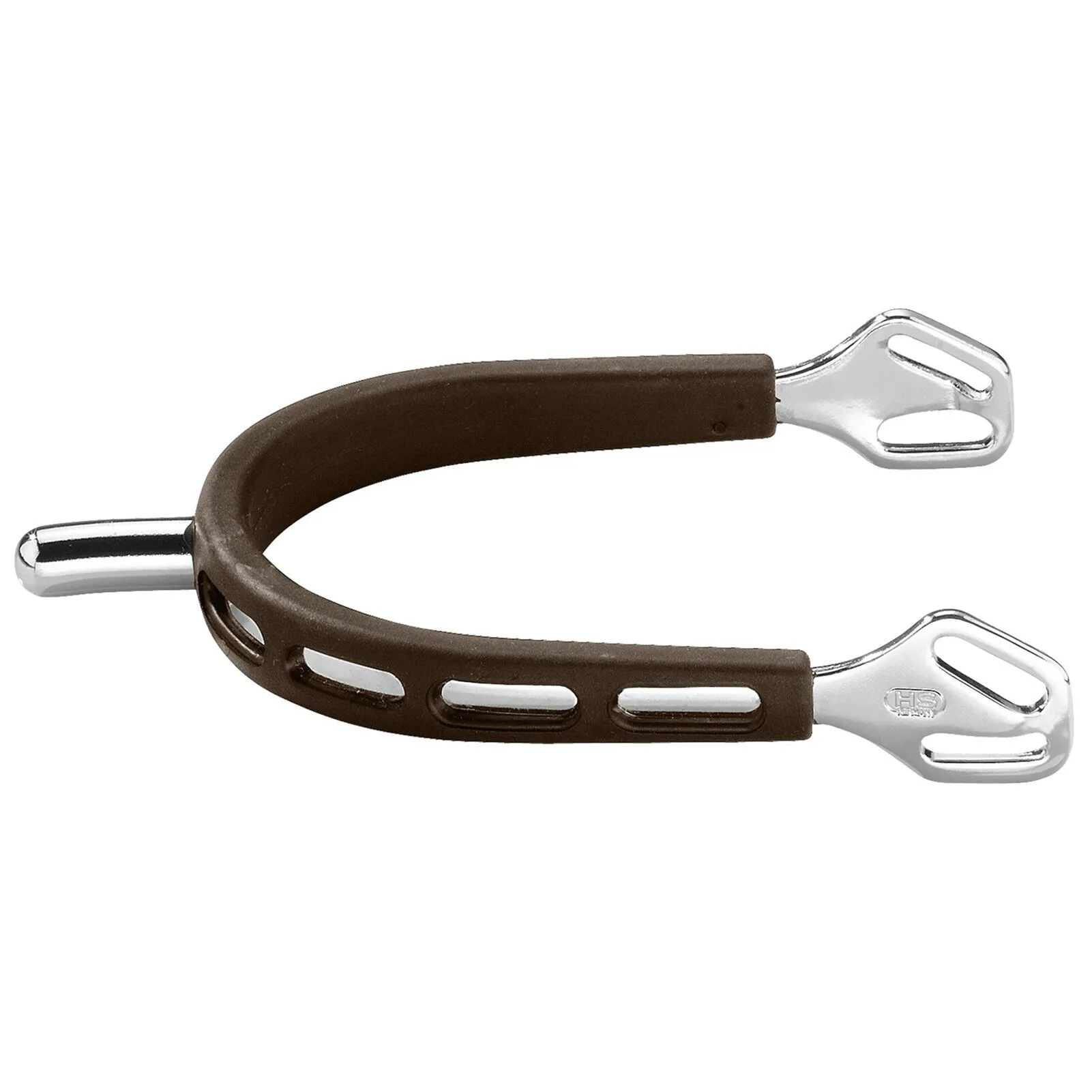 Sprenger Espuelas Ultra Fit Grip Marrón, acero inoxidable Gallo Redondeado