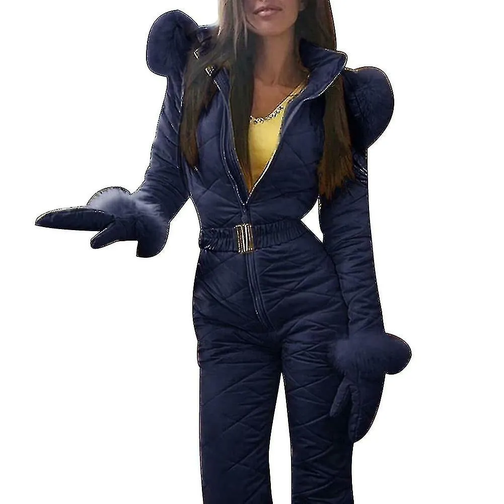SRBTVMUJER INVIERNO CáLIDO TRAJE DE NIEVE PANTALONES DEPORTIVOS AL AIRE LIBRE TRAJE DE ESQUí MONO IMPERMEABLE