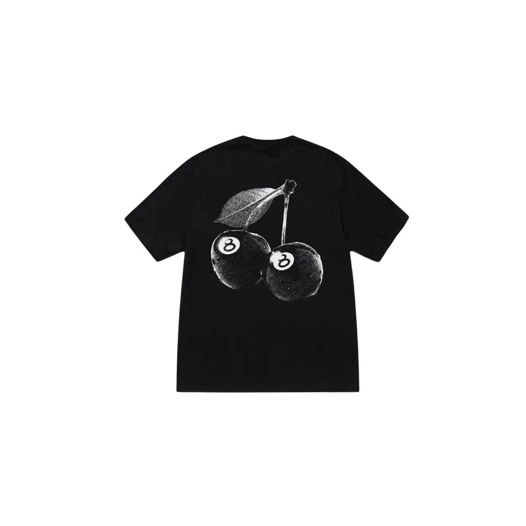 STUSSY  CHERRIES TEE BLACK