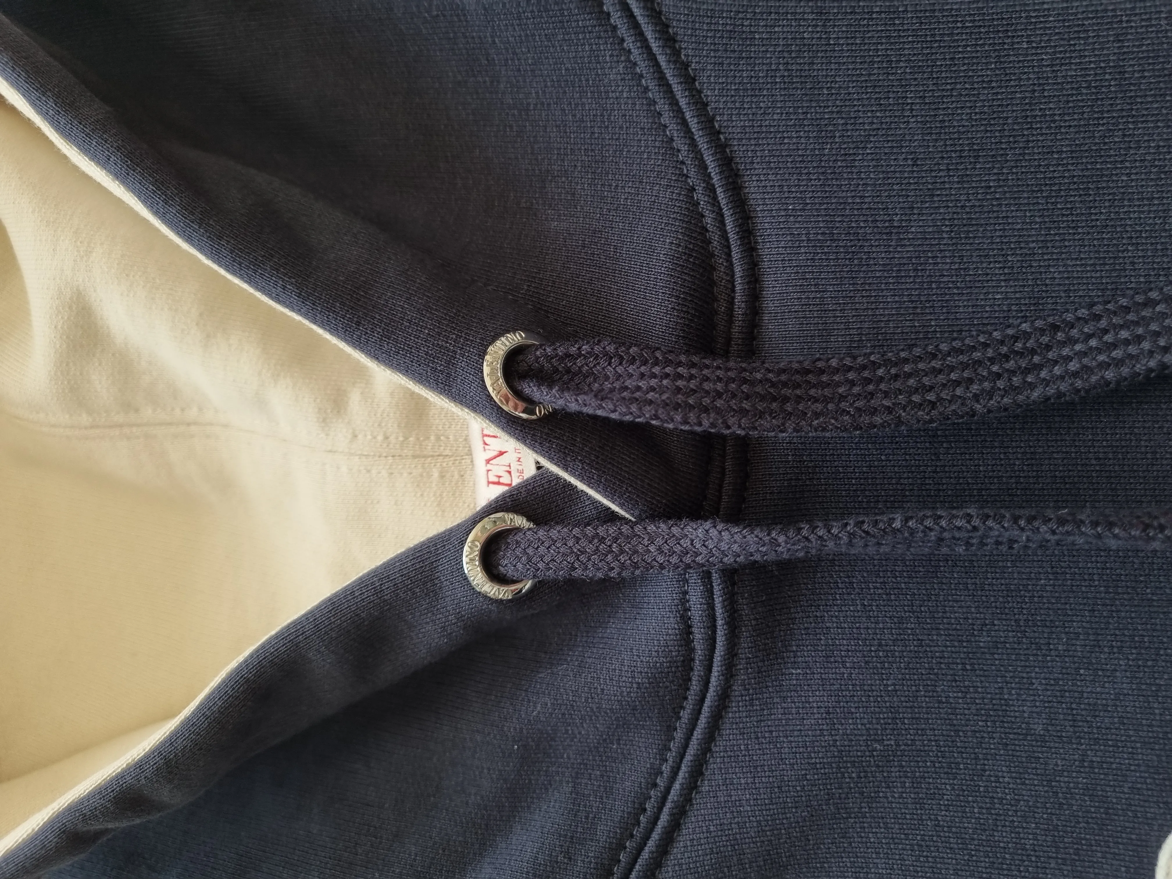Sudadera con capucha de algodón para hombre VALENTINO 1V3MF22W8Q6 azul