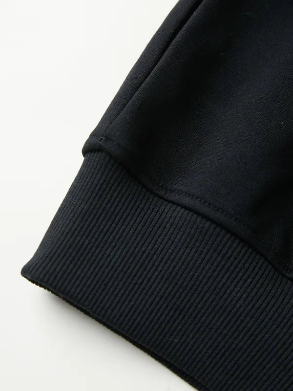 Sudadera con capucha extragrande y cremallera completa con estampado de arañas para hombre