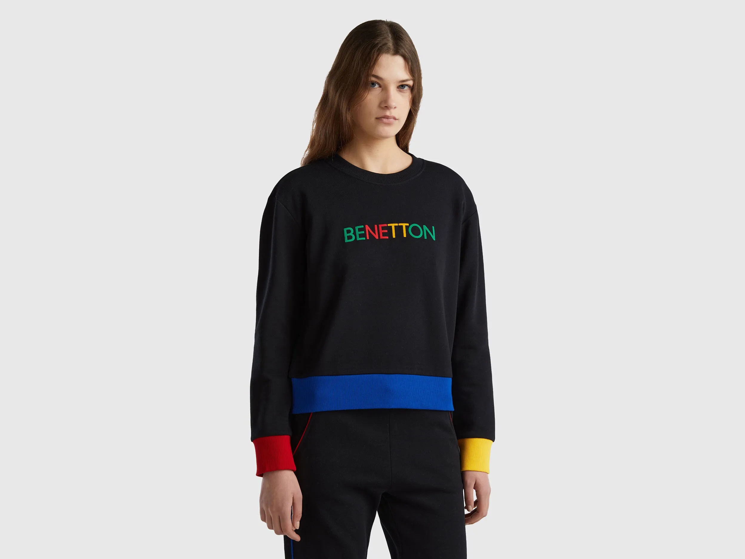 Sudadera de 100 % algodón con estampado de logotipo