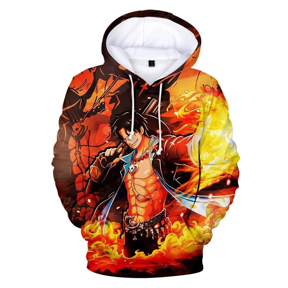 Sudadera One Piece Portgas D. Ace