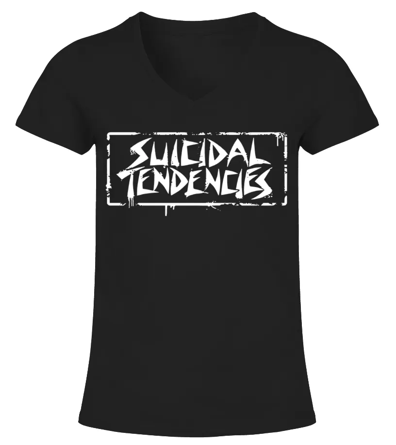 Suicidal Tendencie BK 006 Camiseta cuello pico Mujer