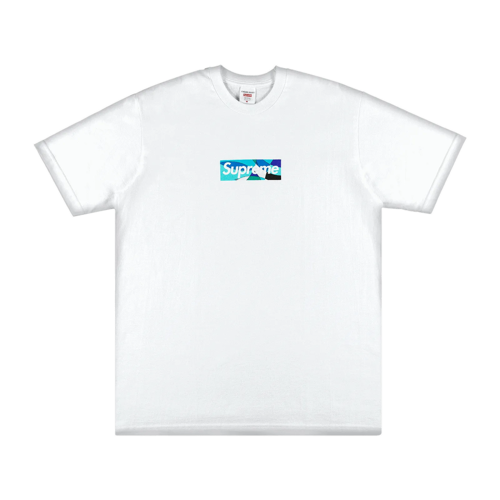 Supreme Emilio Pucci x Box Logo Tee 'White/Blue'