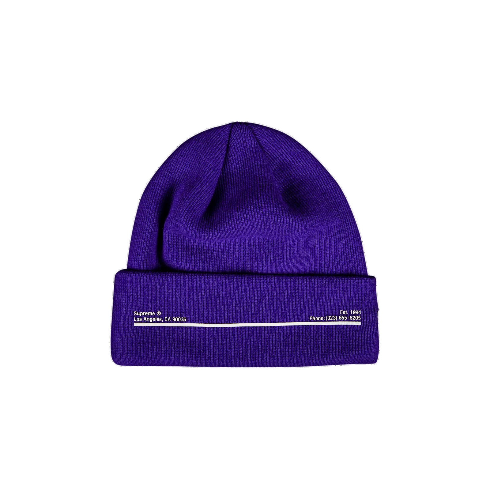 SUPREME NEW ERA X SHOP BEANIE  LOS ANGELES