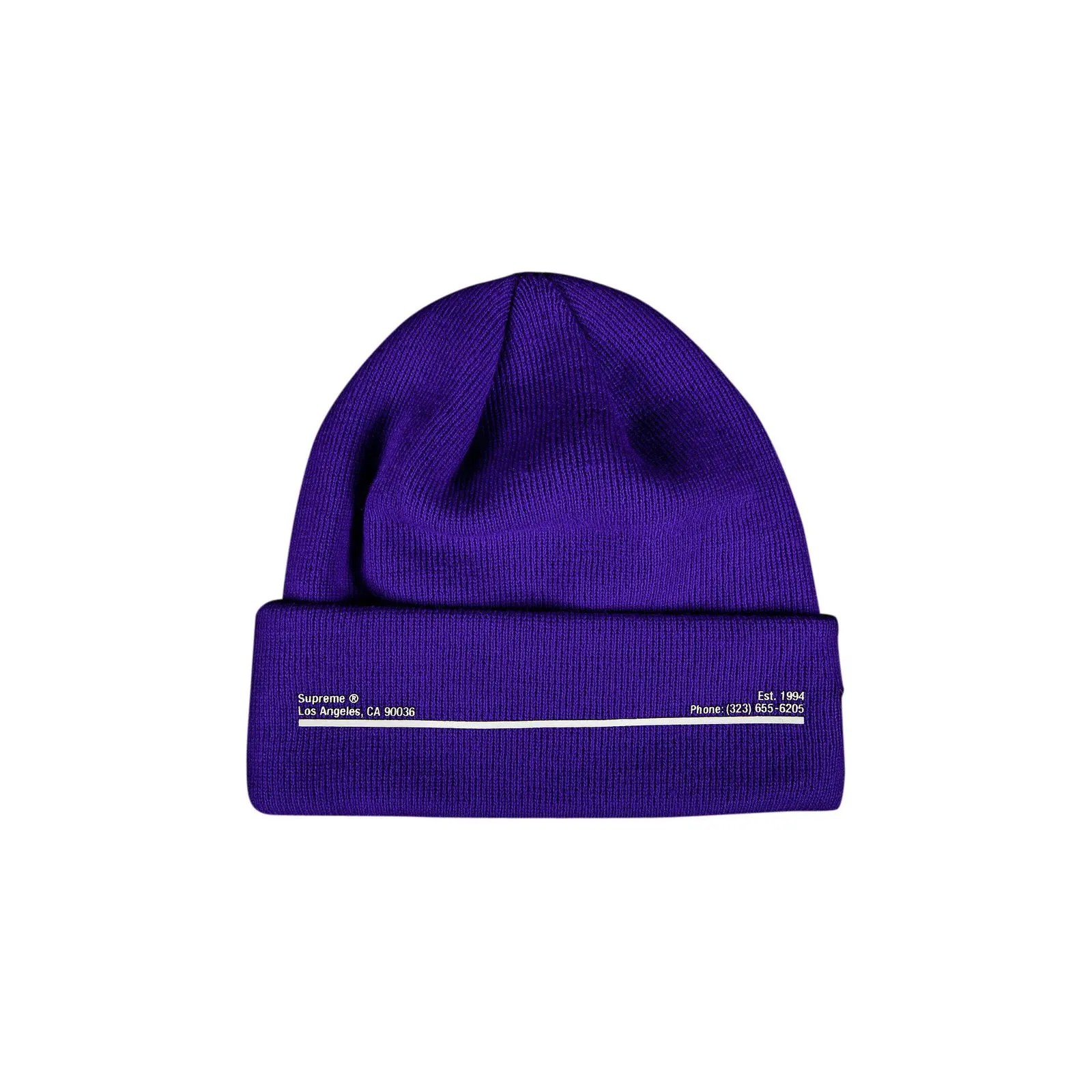 SUPREME NEW ERA X SHOP BEANIE  LOS ANGELES