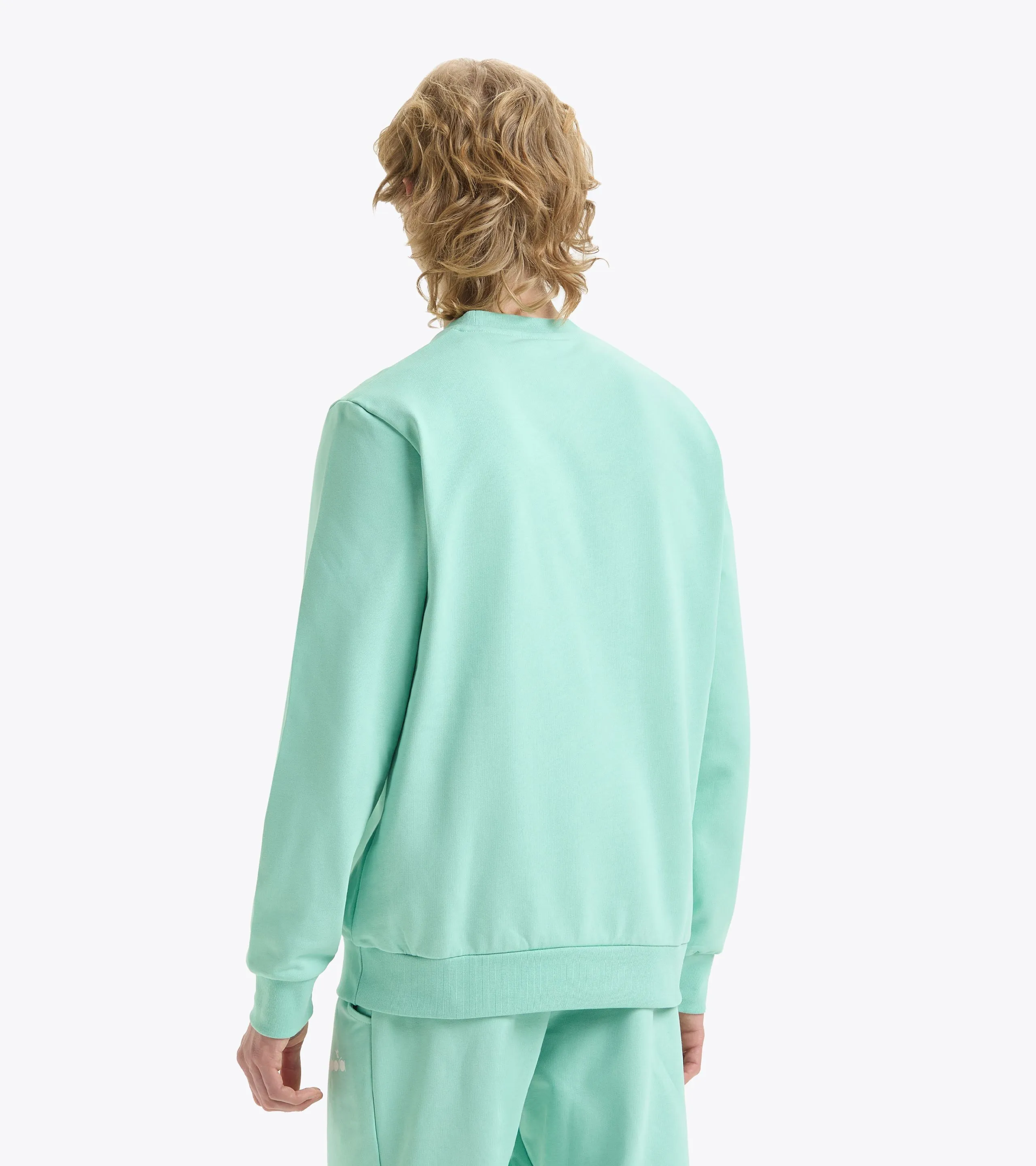 SWEATSHIRT CREW LOGO SUDADERA DEPORTIVA  MADE IN ITALY  GENDER NEUTRAL