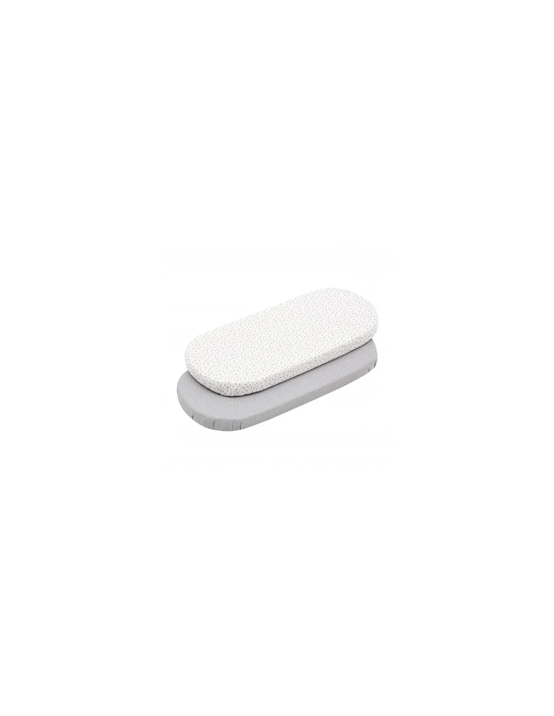 Sábana bajera pack 2 de Moises Forest gris de Cambrass