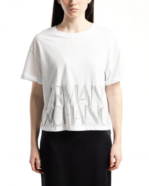 TSHIRT WOMEN WHITE ARMANI EXCHANGE
