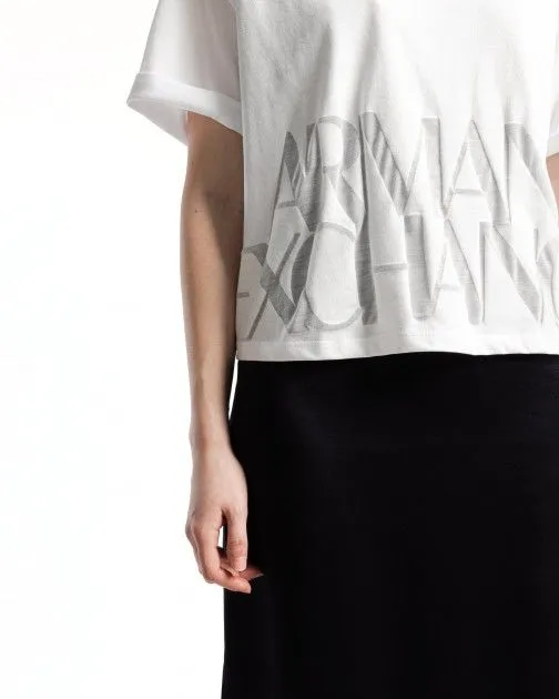 TSHIRT WOMEN WHITE ARMANI EXCHANGE