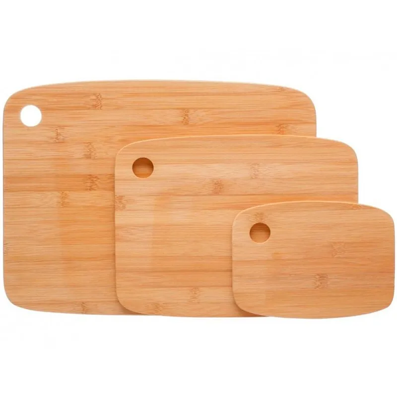 Tabla De Corte Cocina Bambú (3un)