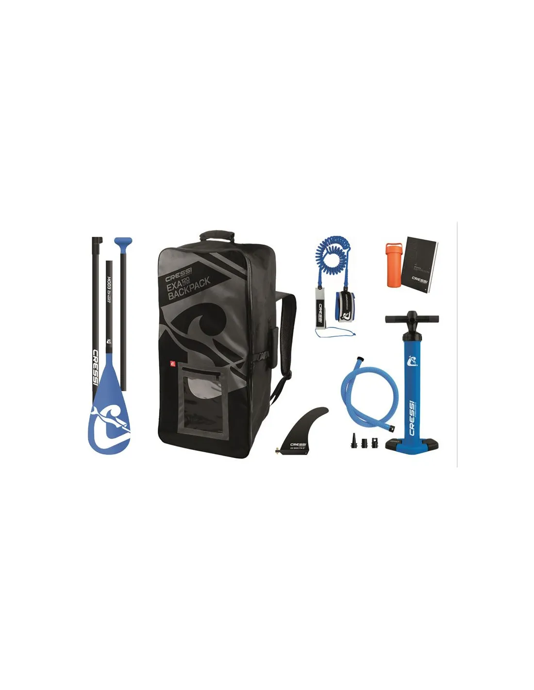 TABLA PADDLE SURF CRESSI SUB ELEMENT ALL ROUND 9'2'' POLIVALENTE ISUP SET BLANCOROSA