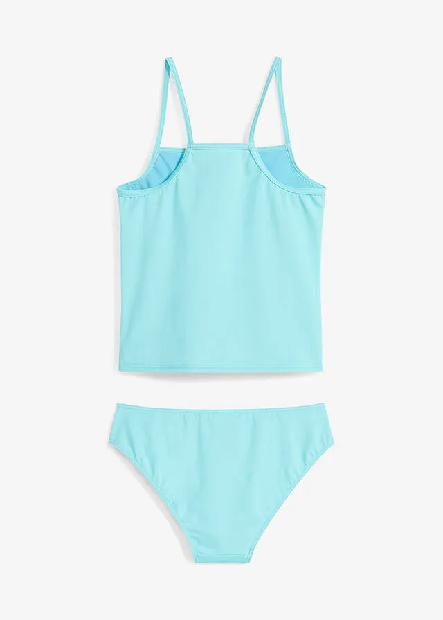 Tankini para niñas (2 piezas) Multicolor estampado