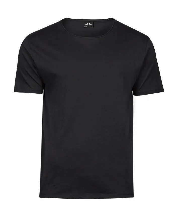 TEE JAYS TJ5060  CAMISETA DE BORDE CRUDO PARA HOMBRE  BLACK