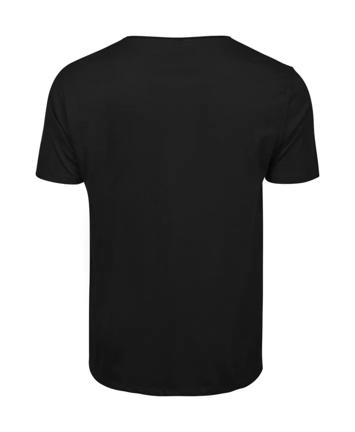 TEE JAYS TJ5060  CAMISETA DE BORDE CRUDO PARA HOMBRE  BLACK