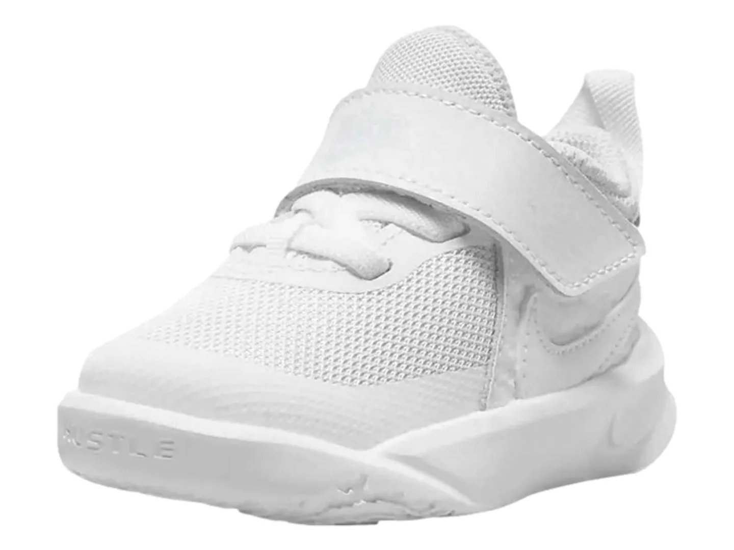 Tenis Nike Team Hustle Blanco Para Niño